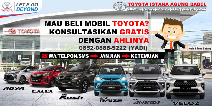 Spesialis Pemasaran Toyota Pangkalpinang